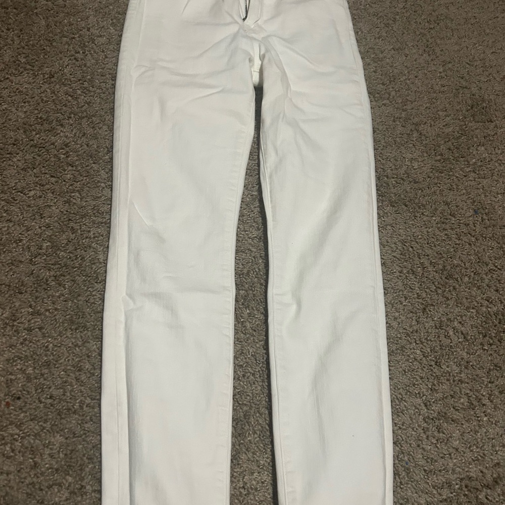 J Brand Women's Cream Straight Leg Jeans